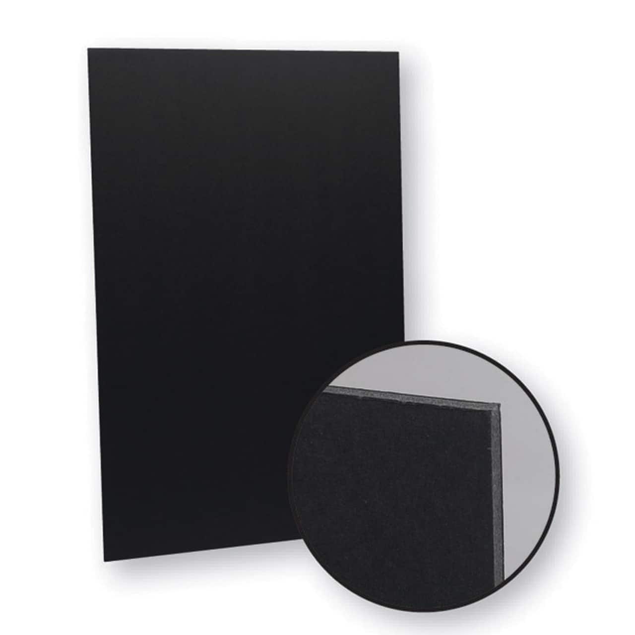 Flipside 20" x 30" Black on Black Foam Board, 10 Pack